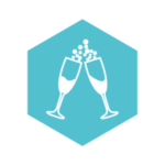 Icon, champaign toast