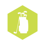 Icon, golf clubs