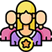 Icon, people, one is wearing a medal