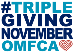OMF Canada Triple Giving November logo